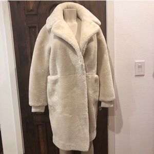 Topshop teddy faux fur coat